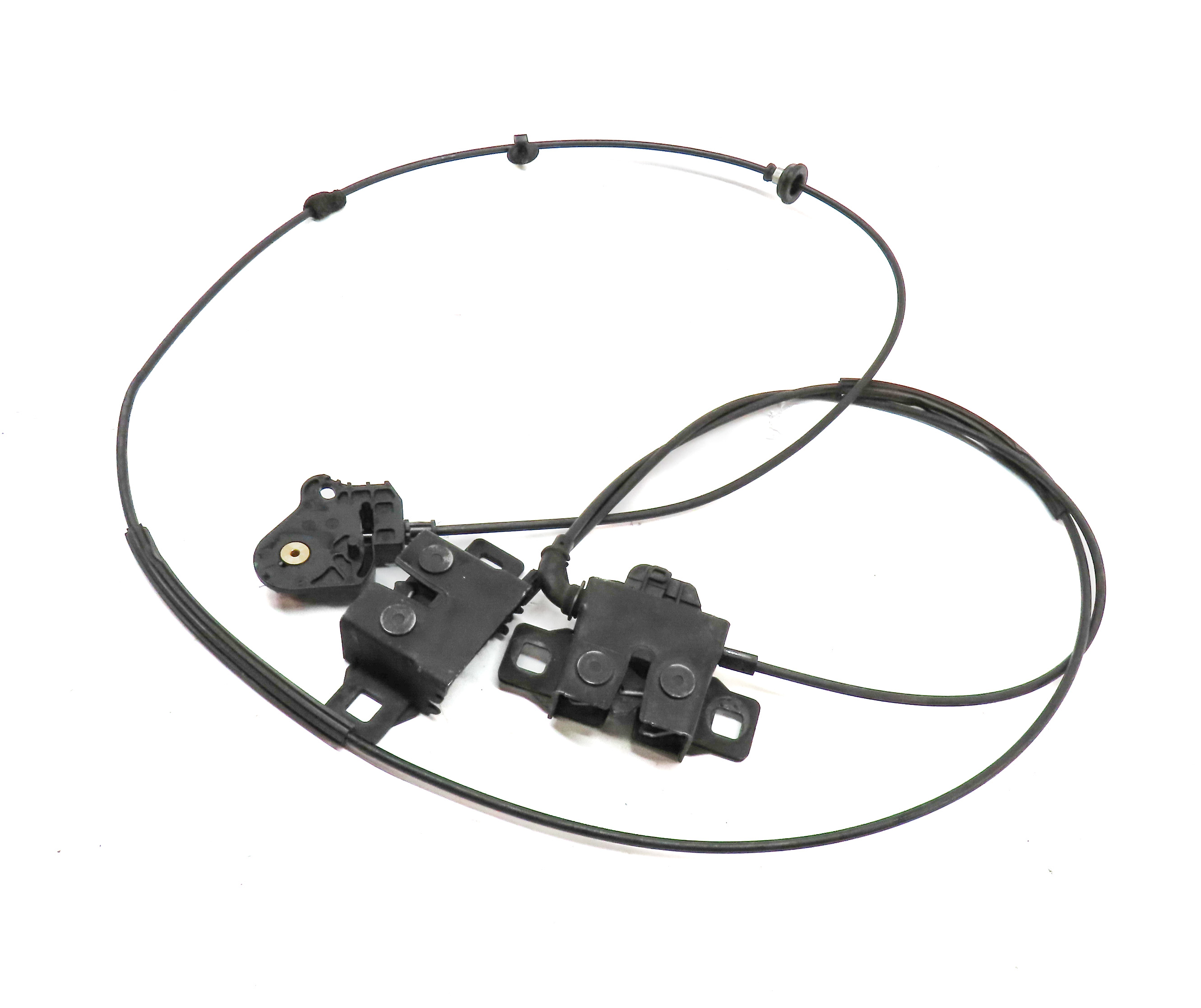 2015 RANGE ROVER EVOQUE (L538) FRONT HOOD BONNET LID LOCK LATCH CABLE SET — exact item pictured